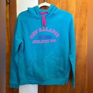 New Balance Teal and Pink Hoodie